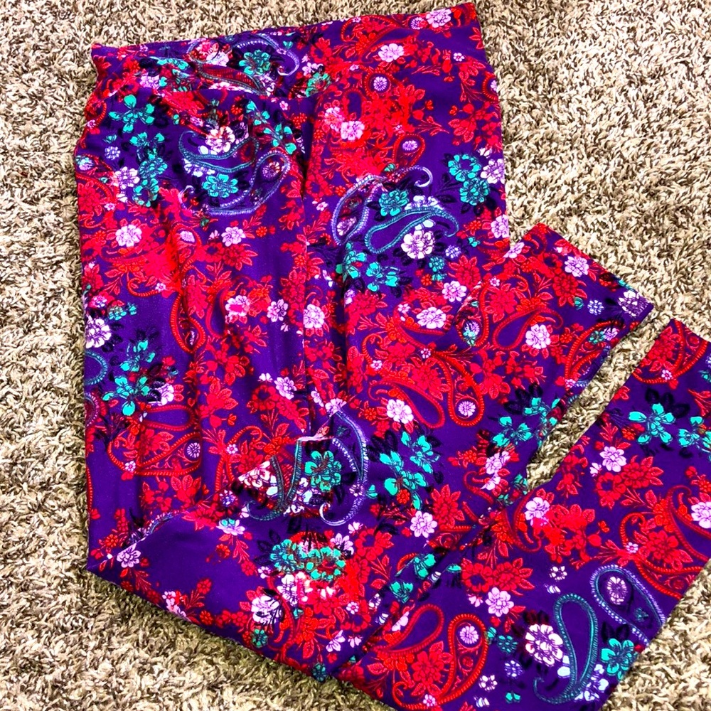 LuLaRoe Floral Leggings